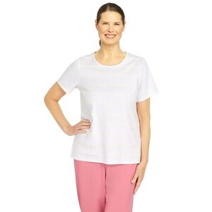 Alfred Dunner White Blouse